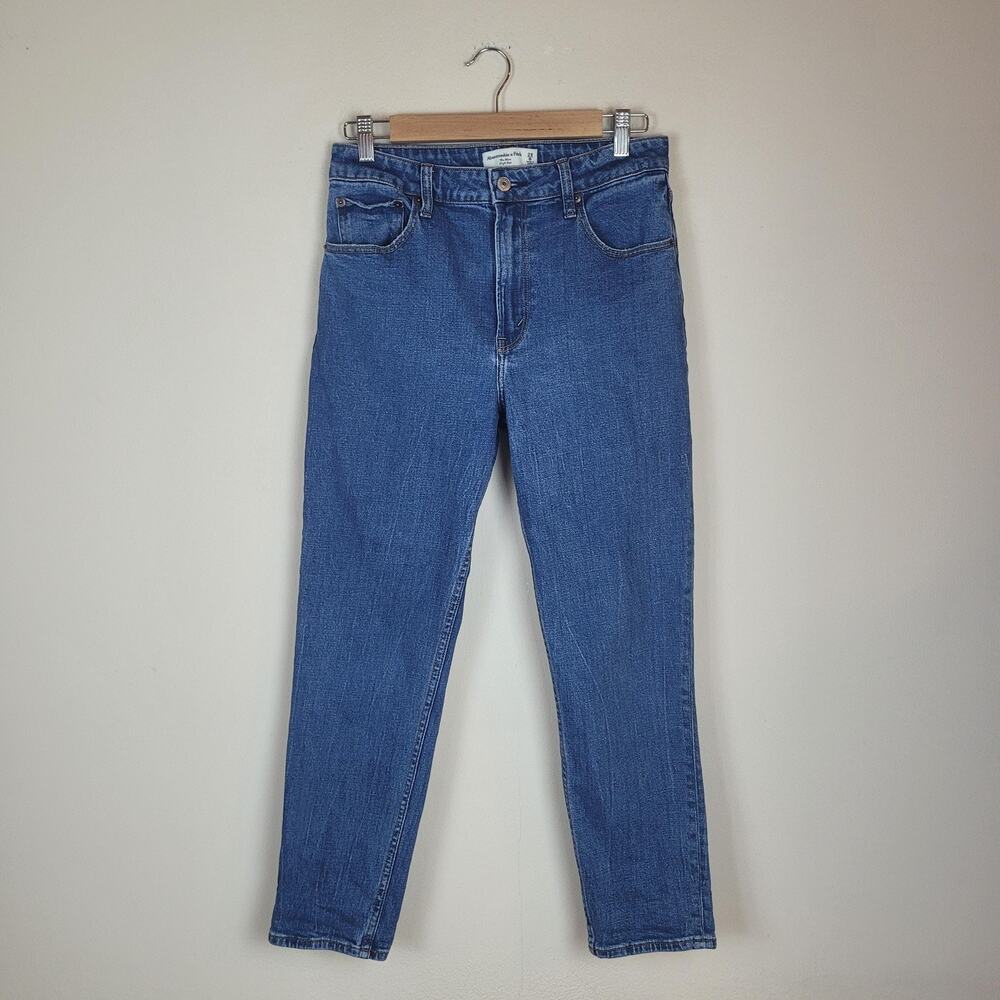 Abercrombie & Fitch Jeans Womens 28 6 Blue Denim The Mom High Rise Pants Casual